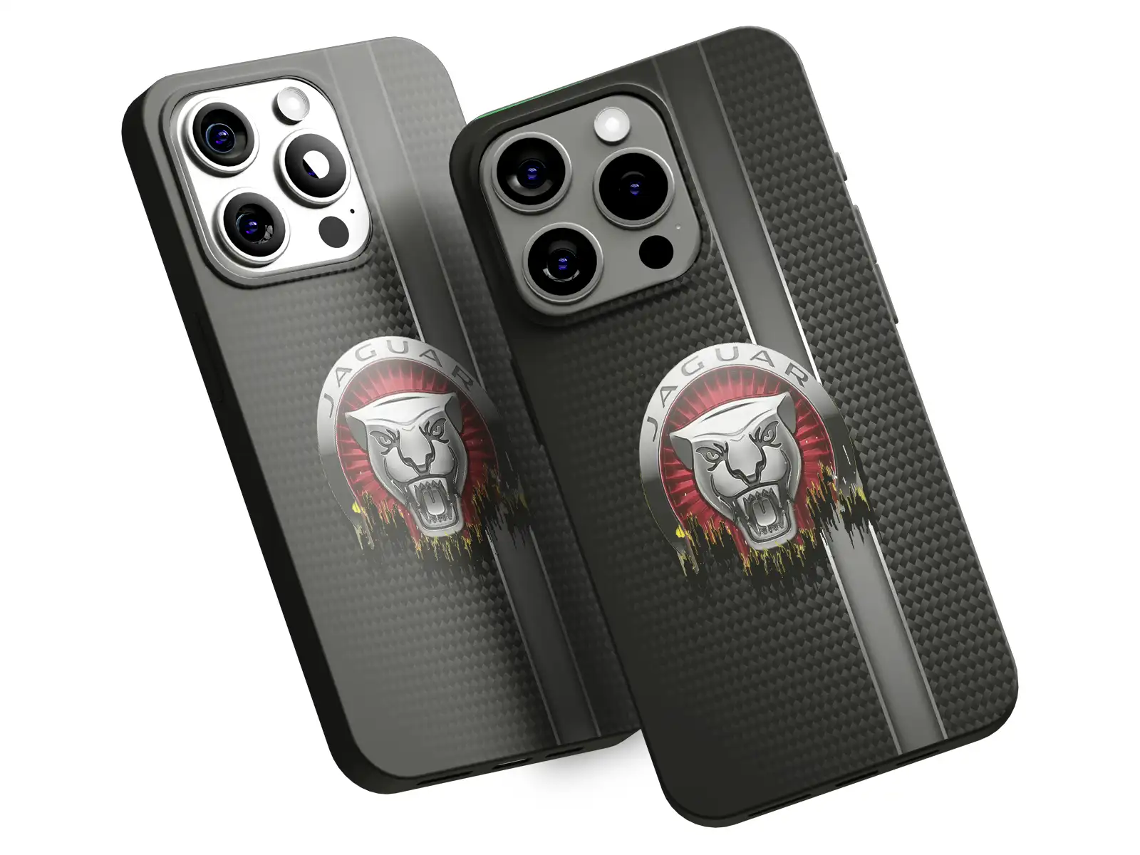 Jaguar Coque Silicone Smartphone Look Drift Dynamique
